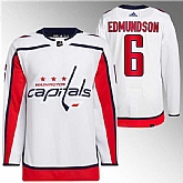 Men's Washington Capitals #6 Joel Edmundson White Stitched Jersey,baseball caps,new era cap wholesale,wholesale hats